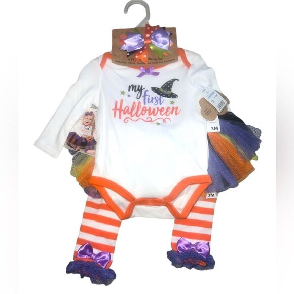 Baby Essentials Other - NWT Baby Essentials 4pcs “1st Halloween Set”